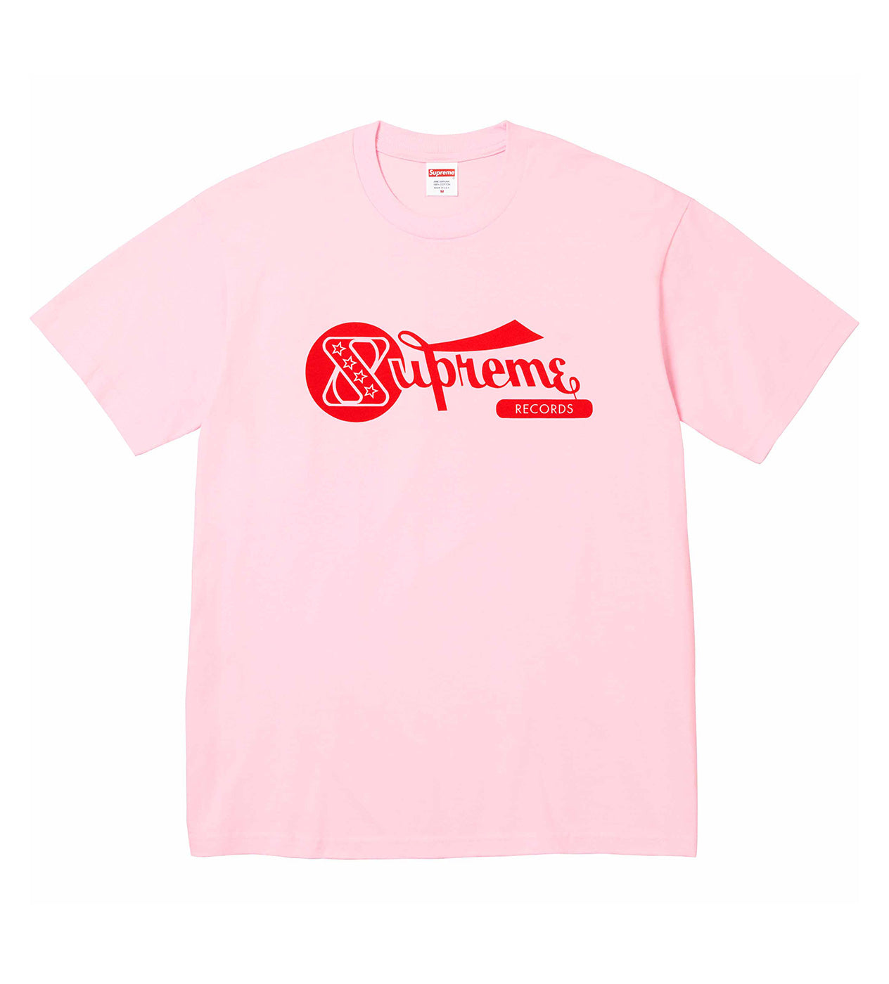 Supreme Records Tee Pink