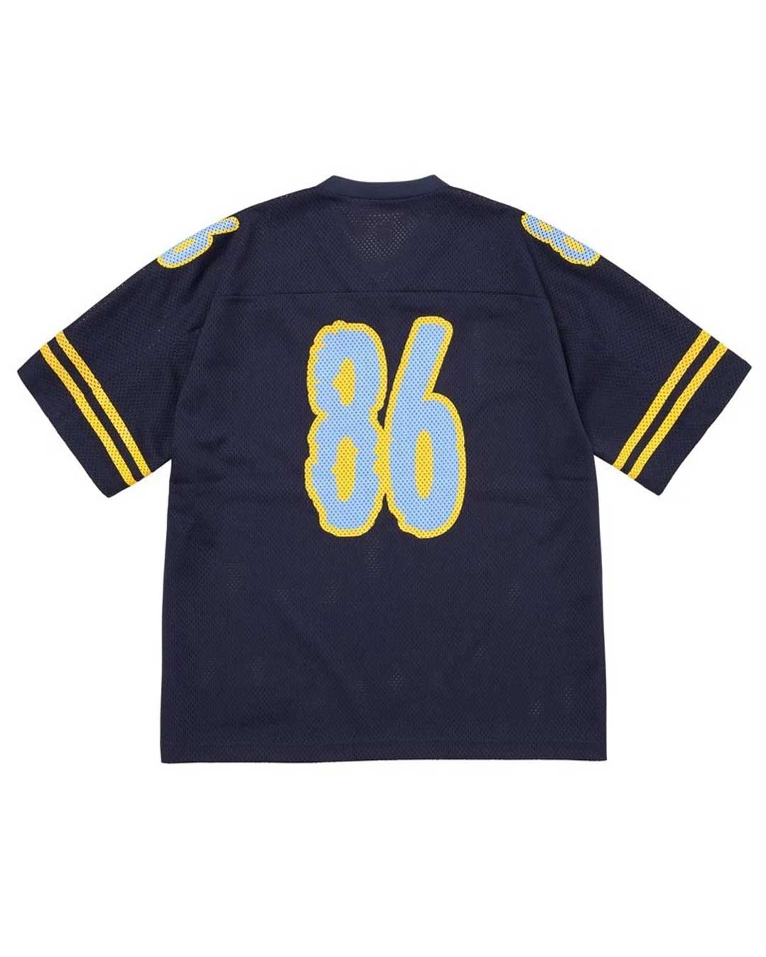 Supreme Reflective Football Jersey Navy – Restock AR