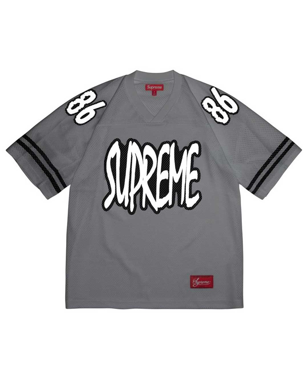 Supreme Reflective Football Jersey White