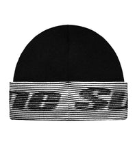 Supreme Reflective Jacquard Cuff Beanie Black