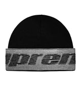 Supreme Reflective Jacquard Cuff Beanie Black