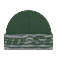 Supreme Reflective Jacquard Cuff Beanie Green