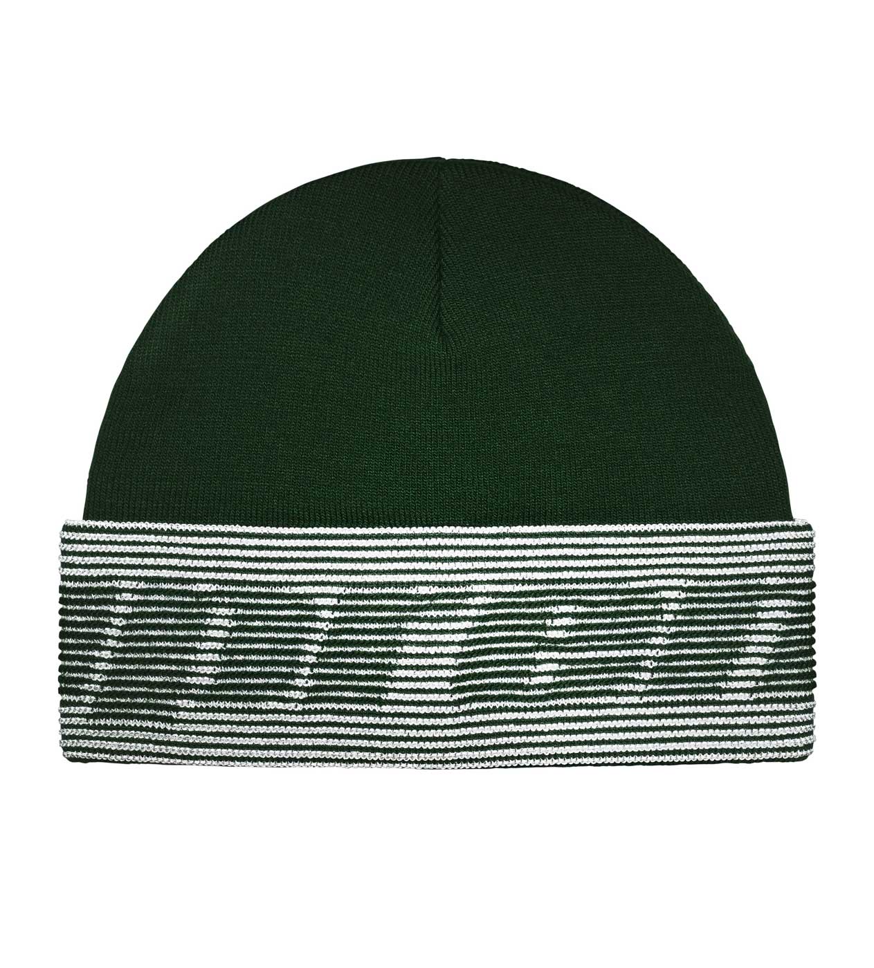 Supreme Reflective Jacquard Cuff Beanie Green