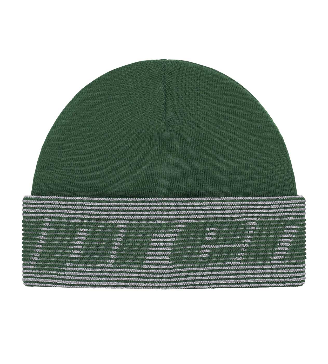 Supreme Reflective Jacquard Cuff Beanie Green