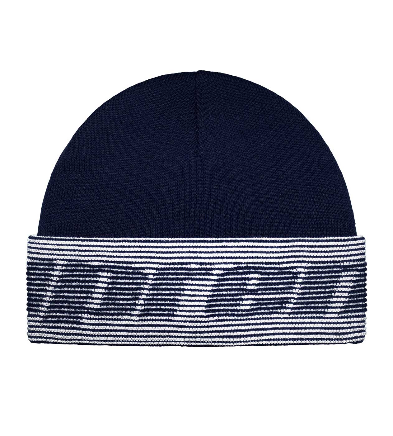 Supreme Reflective Jacquard Cuff Beanie Navy – Restock AR