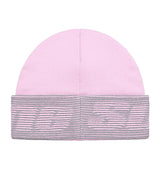 Supreme Reflective Jacquard Cuff Beanie PInk