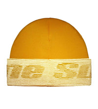 Supreme Reflective Jacquard Cuff Beanie Yellow