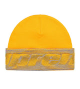 Supreme Reflective Jacquard Cuff Beanie Yellow