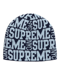 Supreme Reversible Camo Beanie Light Blue