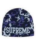 Supreme Reversible Camo Beanie Light Blue