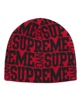 Supreme Reversible Camo Beanie Red