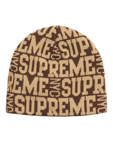 Supreme Reversible Camo Beanie Tan
