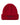 Supreme Ribbed Classic Logo Beanie dark red, dark red ribbed cuffed knit beanie with embroidered Supreme New York logo, front view