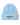 Supreme Ribbed Classic Logo Beanie light blue, light blue ribbed cuffed knit beanie with embroidered Supreme New York logo, front view