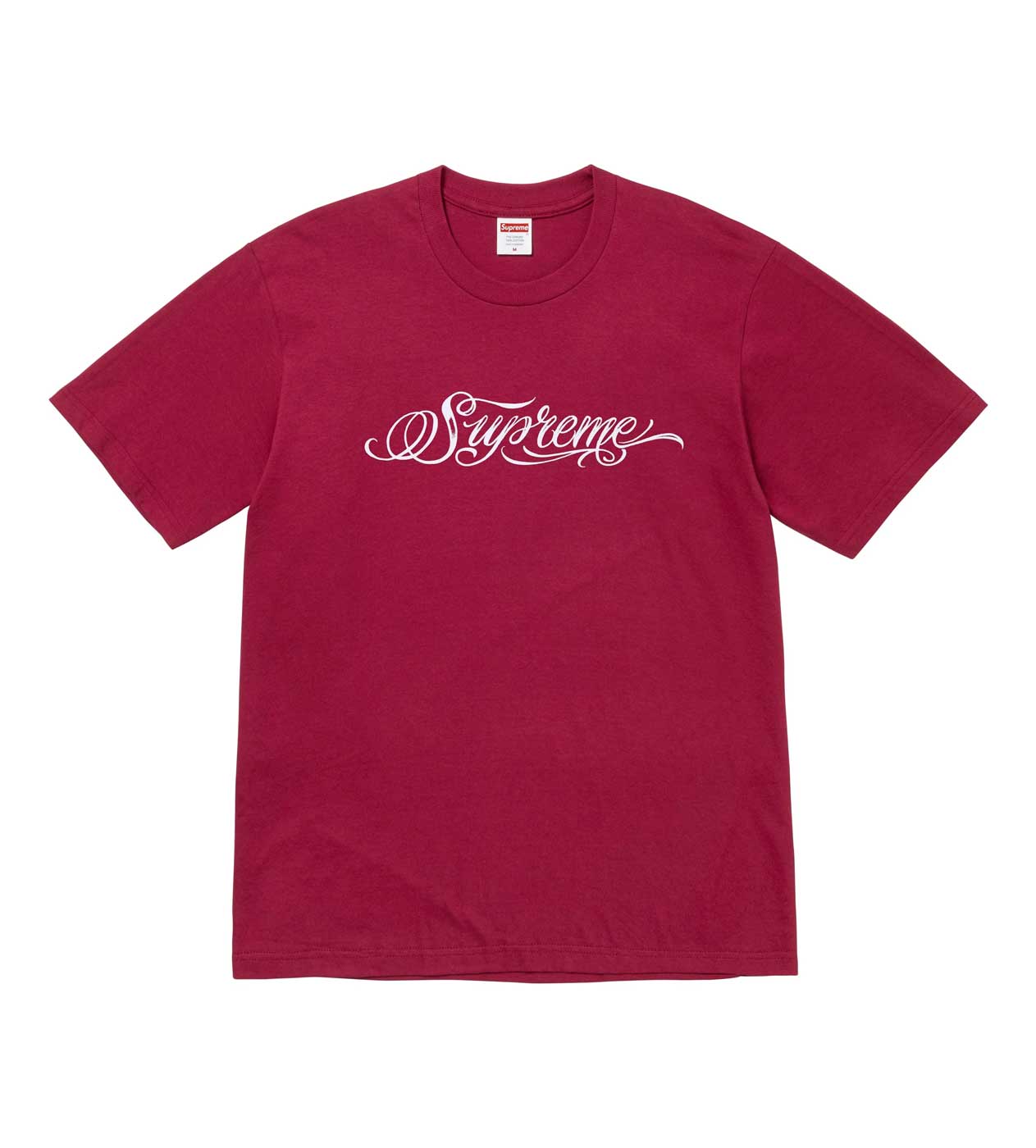 Supreme Script Cardinal Red Tee