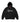 Supreme Script Hoodie Black front view