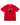 Supreme Sith Tee red, cotton tee with a small photo print of a hooded figure against a blue sky, front view