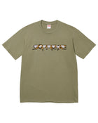 Supreme Skulls Spellout Tee Light Olive