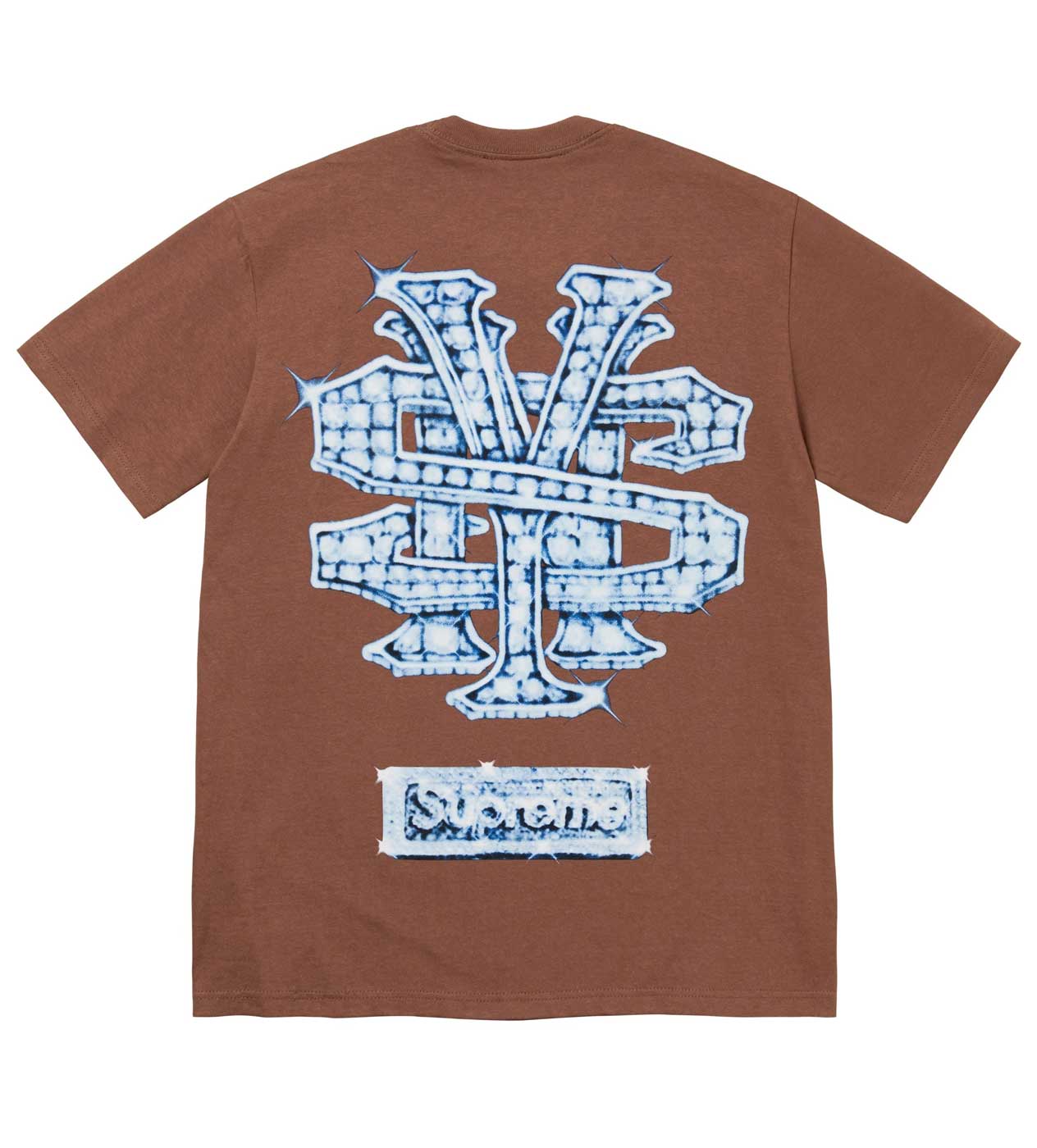 Supreme Snowman Tee Brown
