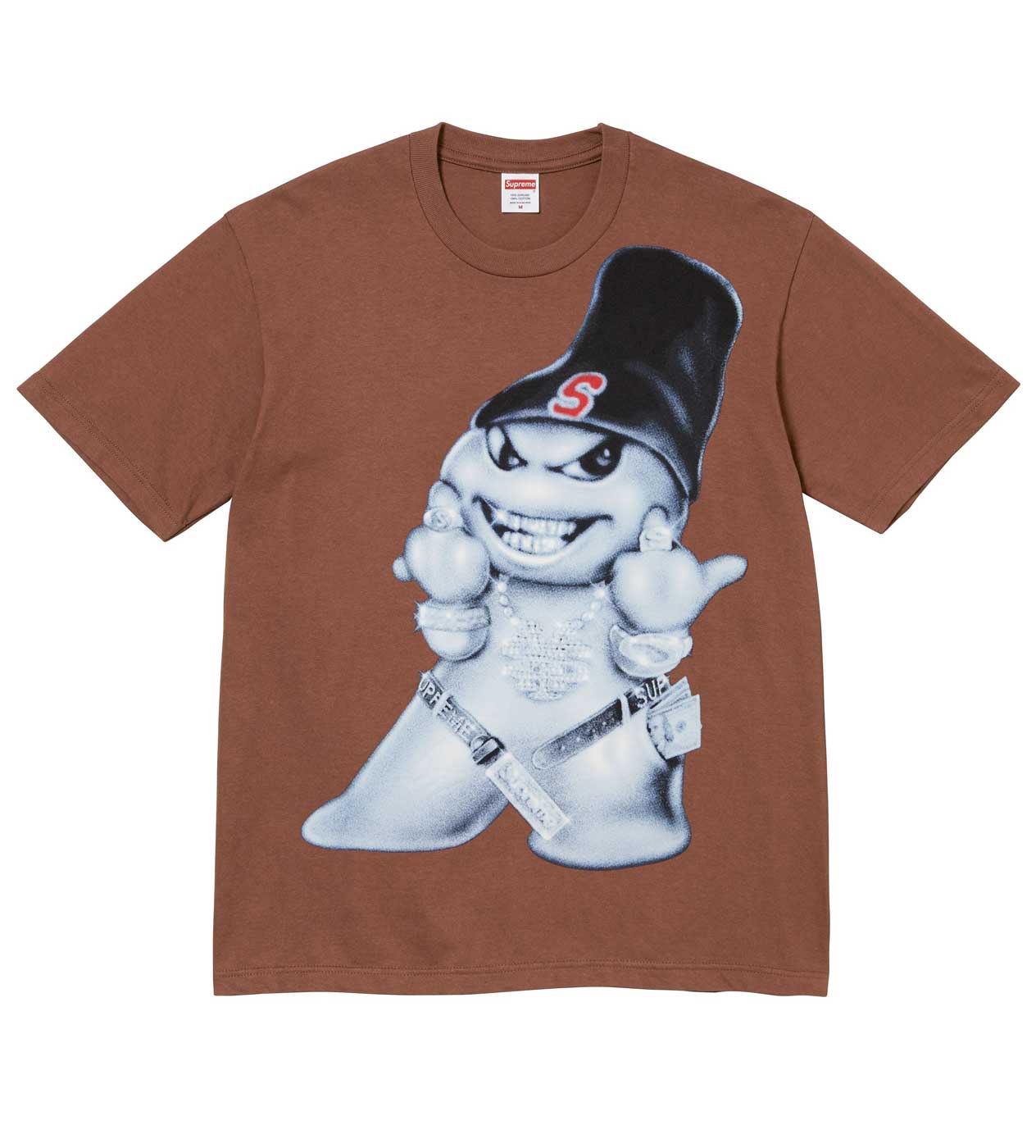 Supreme Snowman Tee Brown