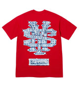 Supreme Snowman Tee Red