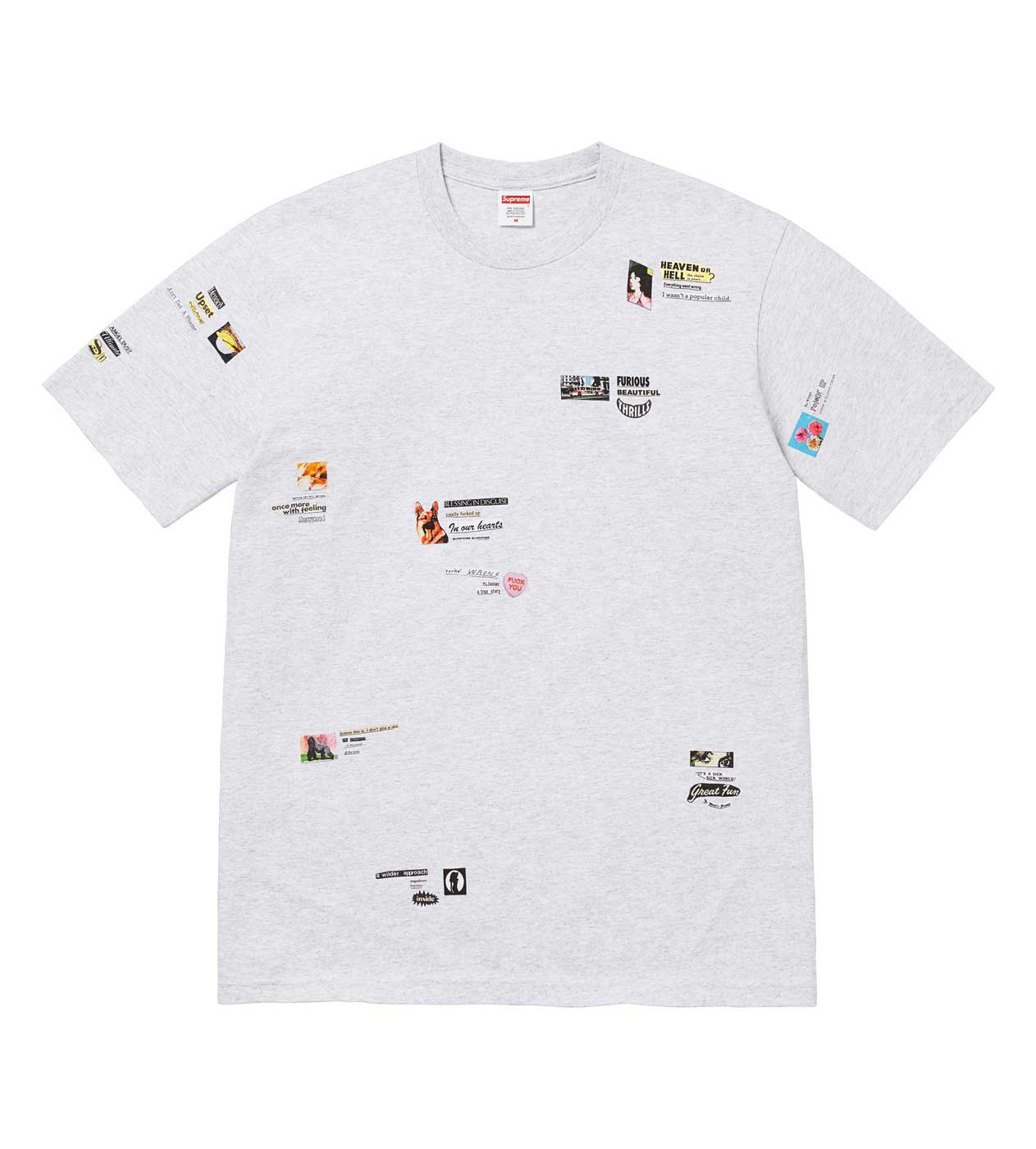 Supreme Upset Tee Grey