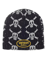 Supreme Vanson Skull Beanie Black