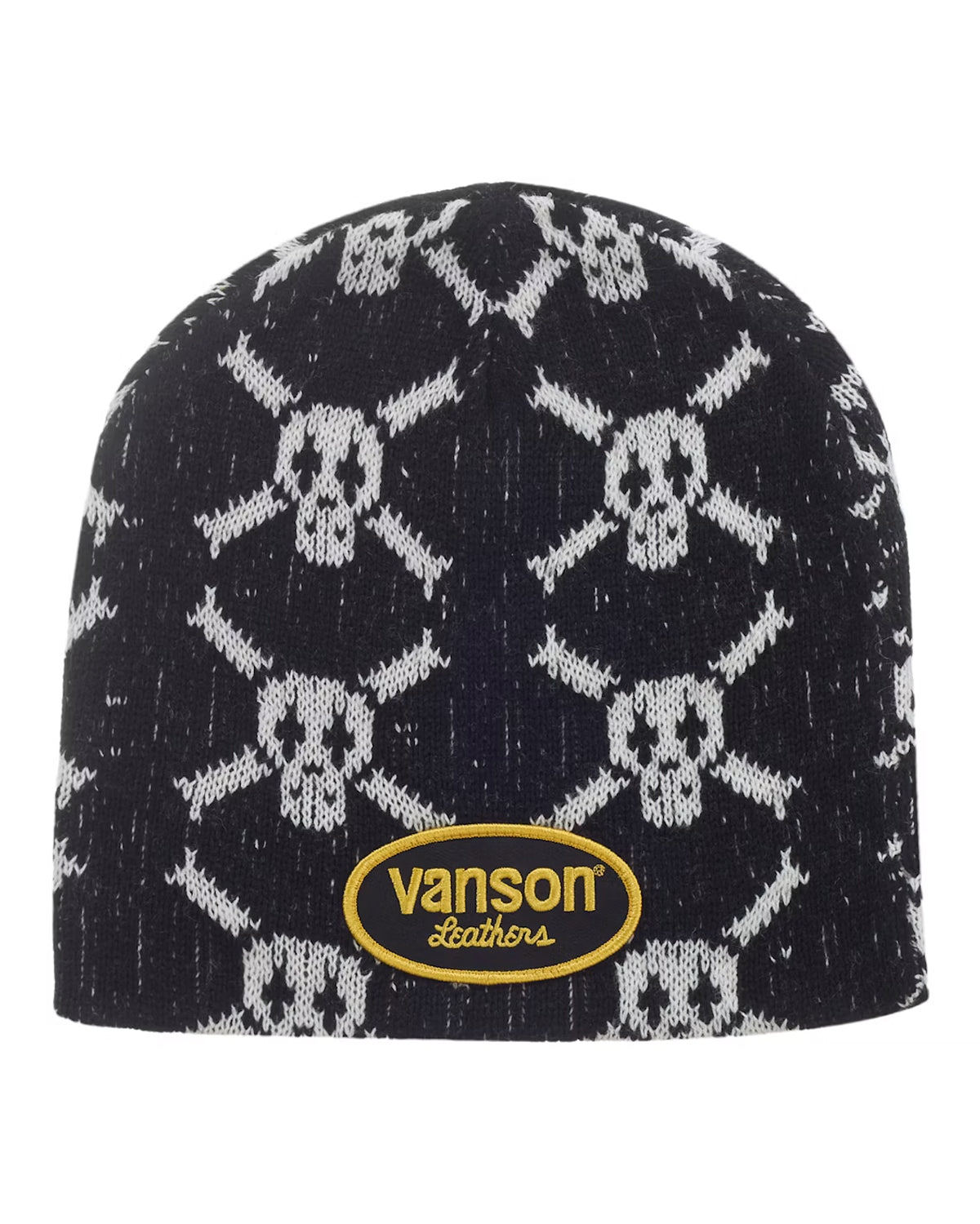 Supreme Vanson Skull Beanie Black