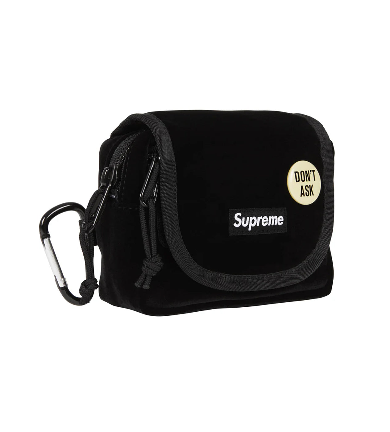 Supreme Velvet Mini Pouch Black