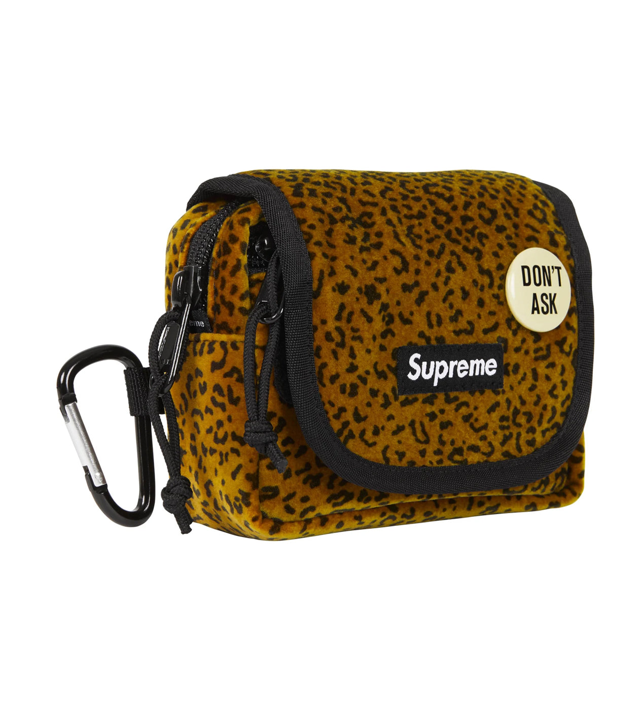 シュプリーム　ベルベットミニポーチ　タンレパード Supreme Velvet Mini Pouch Tan Leopard – Restock AR