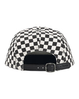 Supreme Washed Chino Twill Camp Cap Checkerboard White