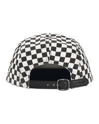 Supreme Washed Chino Twill Camp Cap Checkerboard White