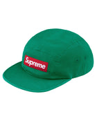 Supreme Washed Chino Twill Camp Cap Green