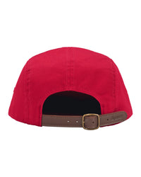 Supreme Washed Chino Twill Camp Cap Red