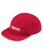 Supreme Washed Chino Twill Camp Cap Red