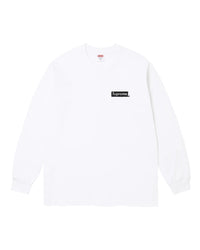 Supreme You Still Suck L/S Tee white, cotton long sleeve with the box logo at the left chest, front view