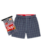 Supreme x Hanes Boxer Briefs Plaid (4 Pack)