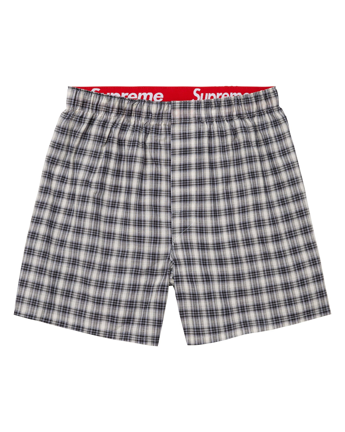 Supreme x Hanes Boxer Briefs Plaid (4 Pack)