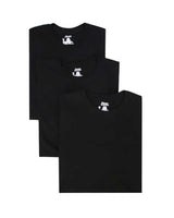Supreme x Hanes Tagless Tee black 3 pack, three folded black tees