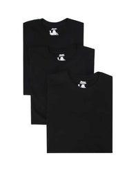 Supreme x Hanes Tagless Tee black 3 pack, three folded black tees
