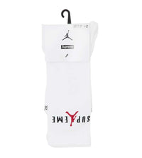 Supreme x Jordan Crew Socks White