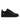 Supreme x Nike Air Force 1 Low Box Logo black, leather low-top sneaker with a red Supreme box logo at the heel, side view