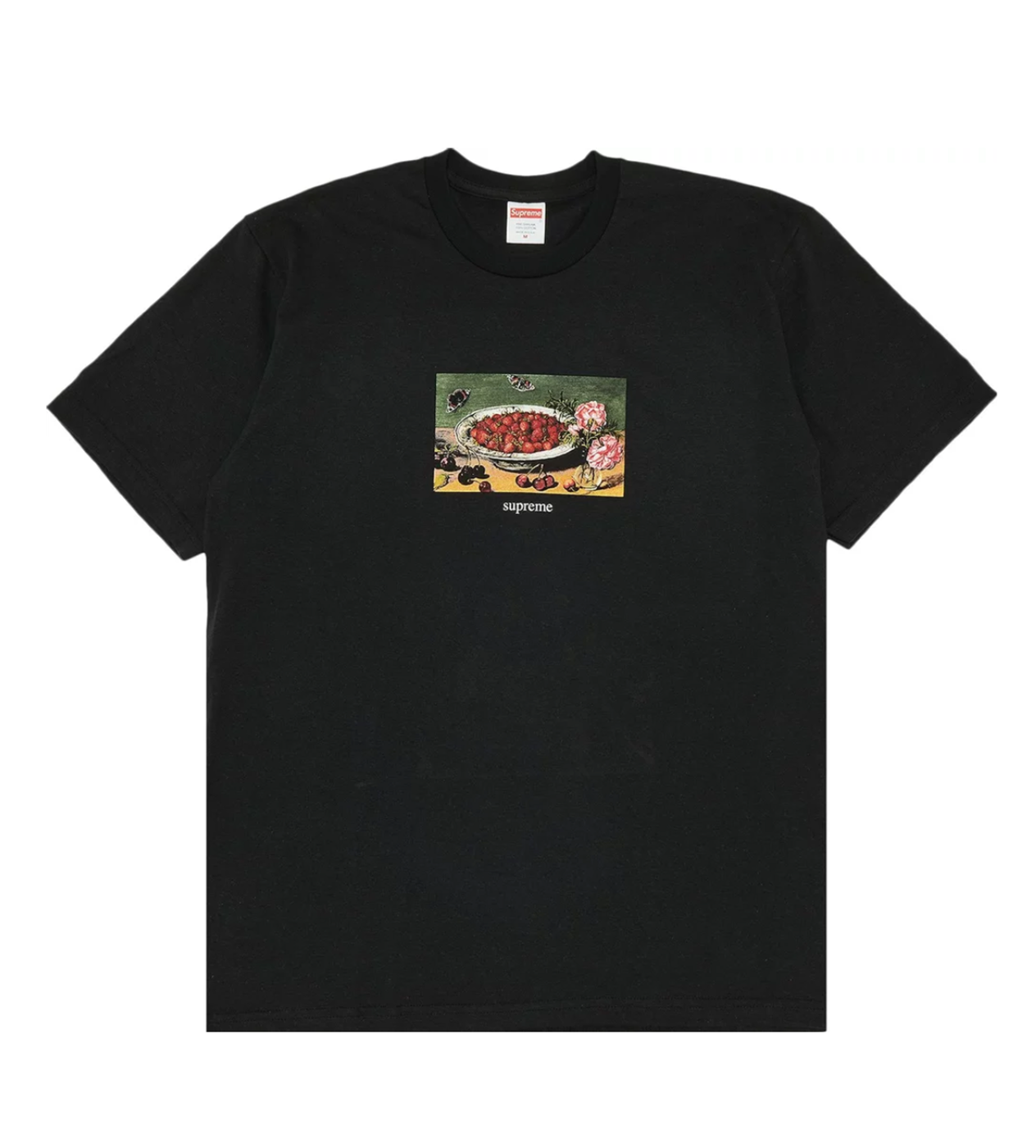 Supreme Strawberries Tee Black