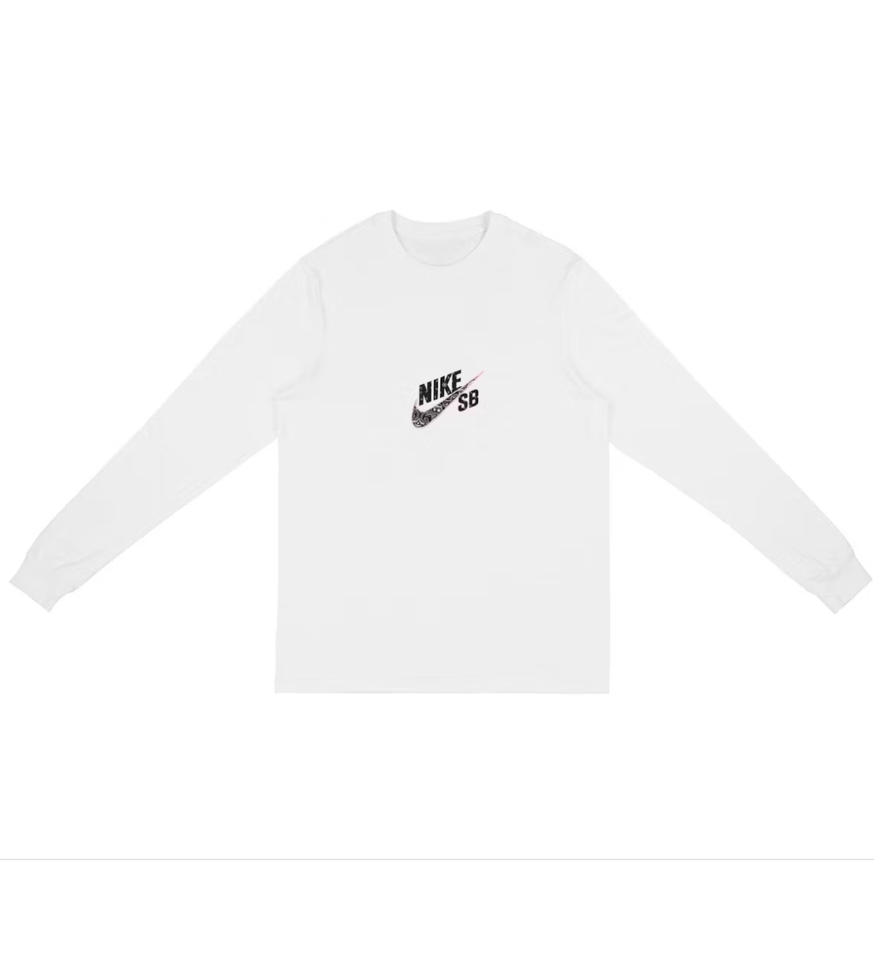 Travis Scott Nike SB L/S White Tee