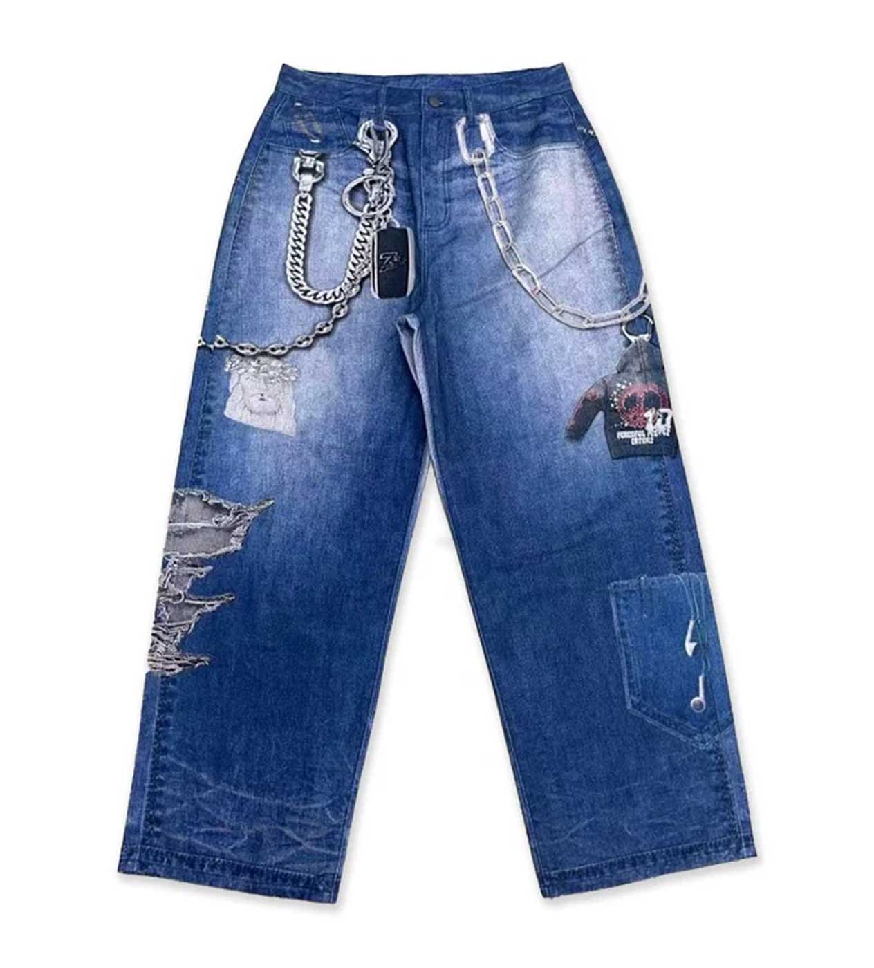 Triple Sevens 2D Denim Blue