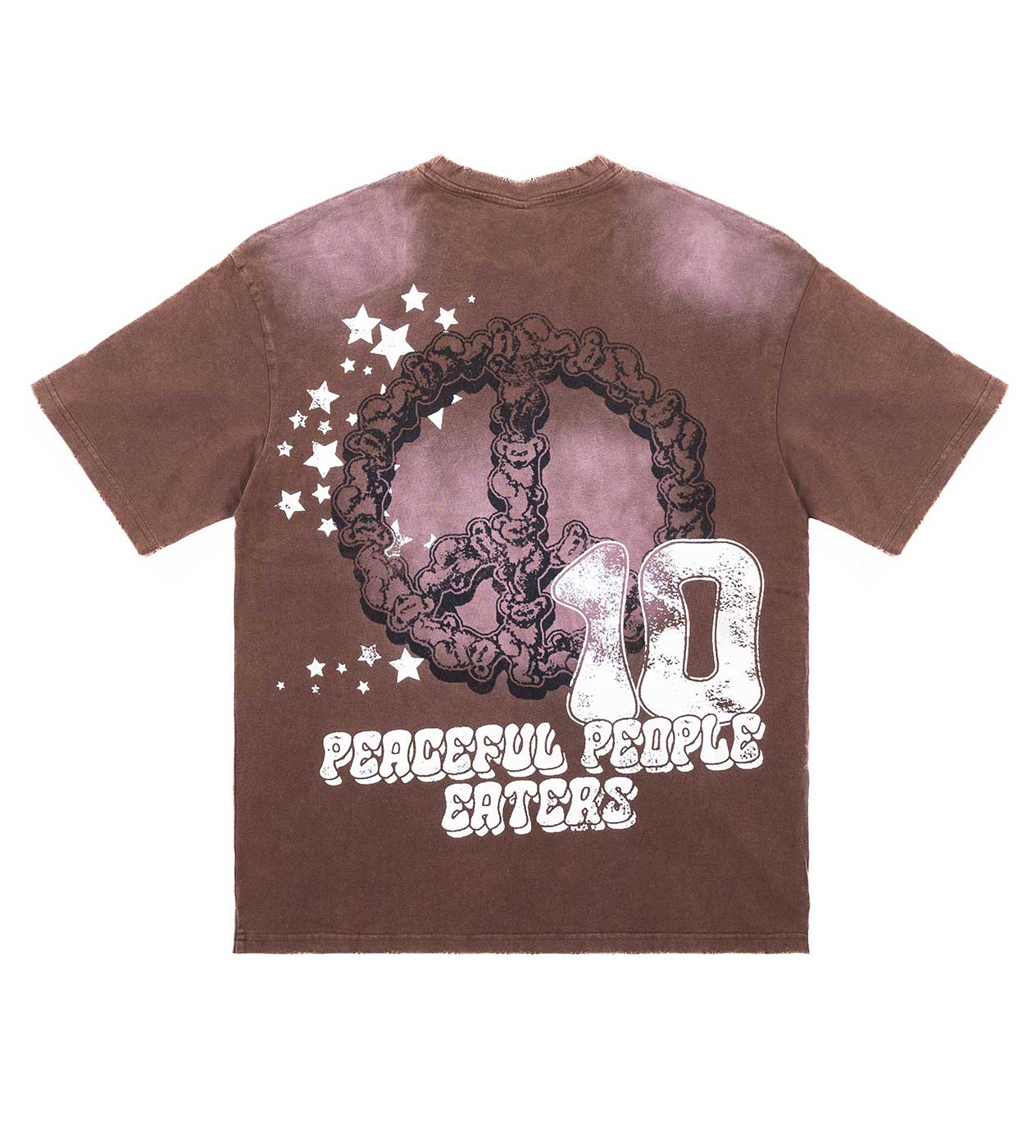 Triple Sevens All Star Brown Tee back view