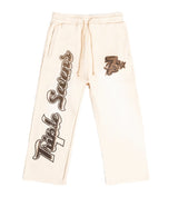 Triple Sevens All Star Sweatpants Cream/Brown