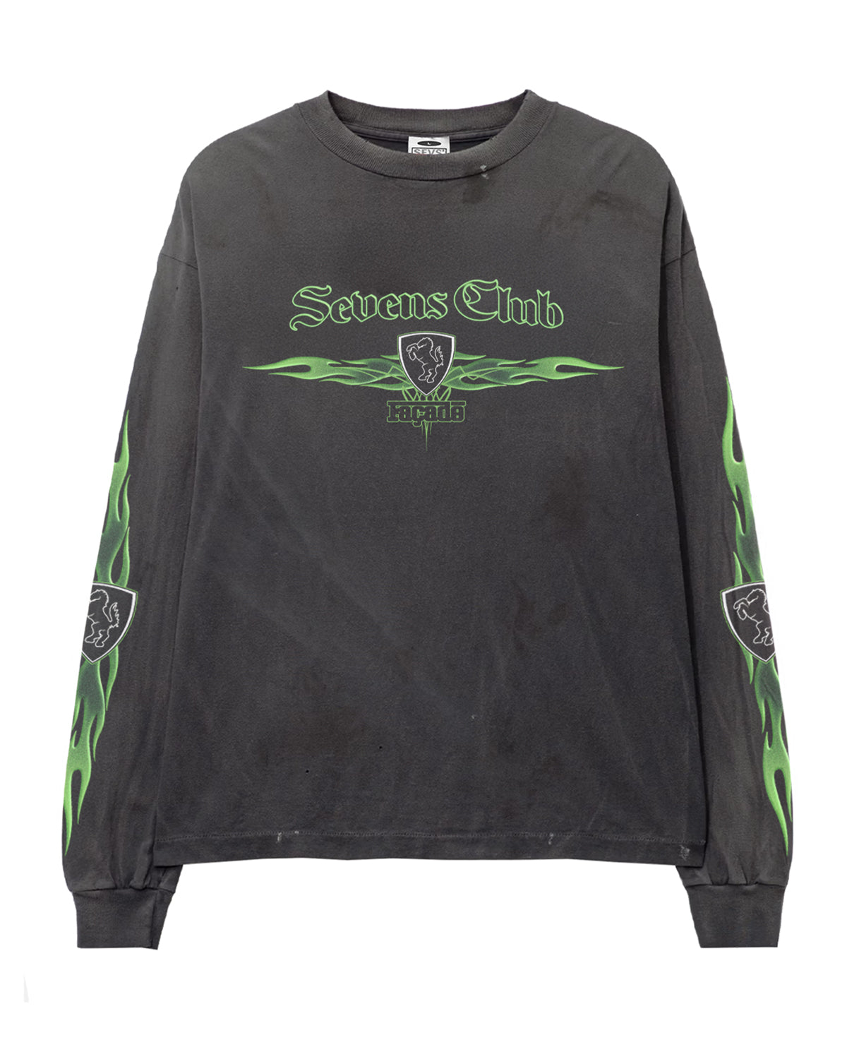 Triple Sevens Biker L/S Tee Black