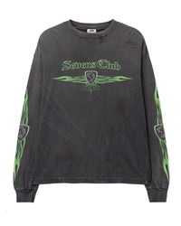Triple Sevens Biker L/S Tee Black