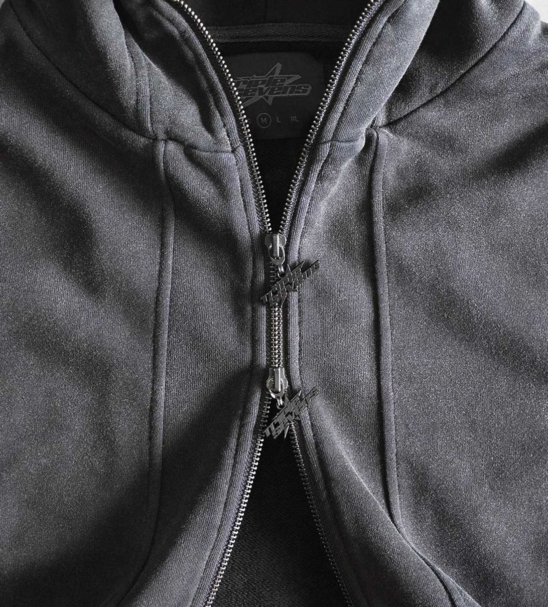 Triple Sevens Black Utility Zip Up – Restock AR